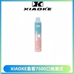 XIAOKE梟客7500Puffs跑馬燈拋棄式電子煙 可發光一次性